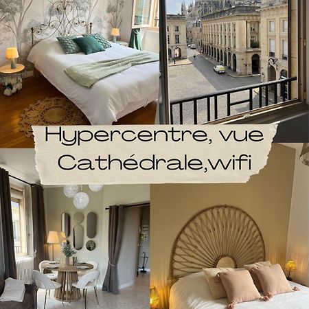 Royal Home, Hypercentre Reims Avec Vue Cathedrale Ngoại thất bức ảnh
