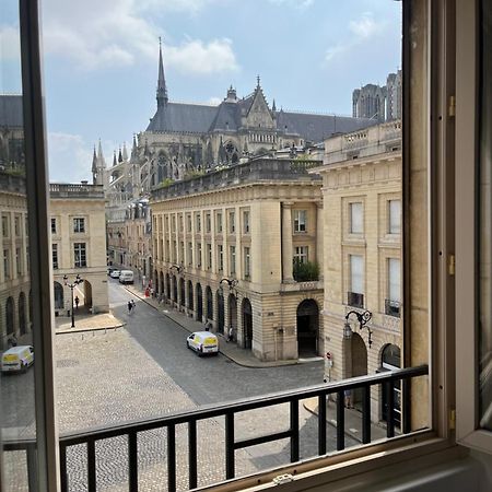 Royal Home, Hypercentre Reims Avec Vue Cathedrale Ngoại thất bức ảnh